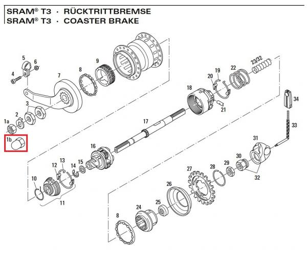 HUTMUTTER FG 10,5 MM, SW15 MM